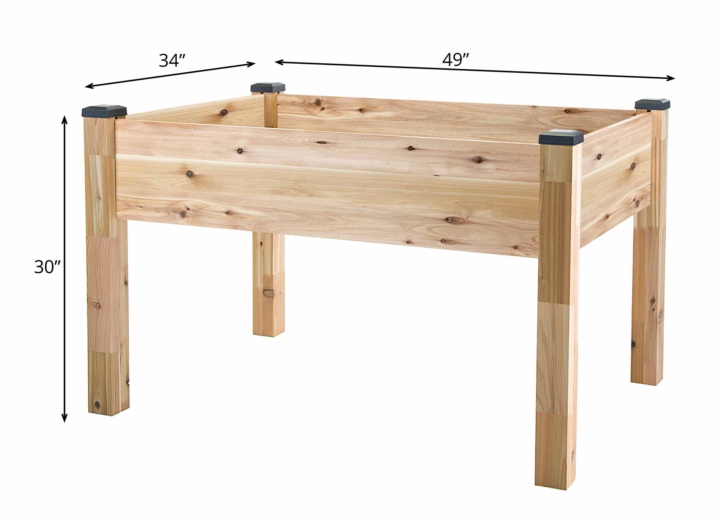 Amazon.co.jp: CedarCraft 高架シダープランター 83.8 cm x 124.5 cm x